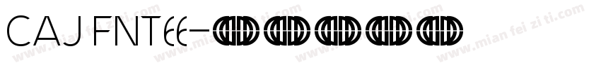 CAJ FNT66字体转换